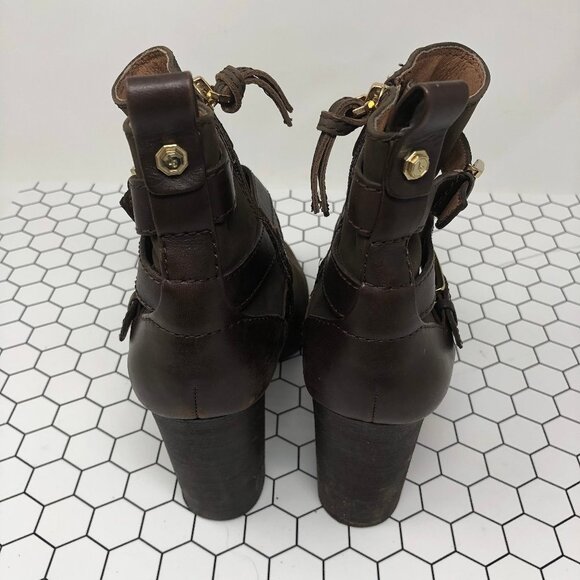 Louise et Cie Brown Leather Seneca Ankle Boots 8.5 - Picture 4 of 8